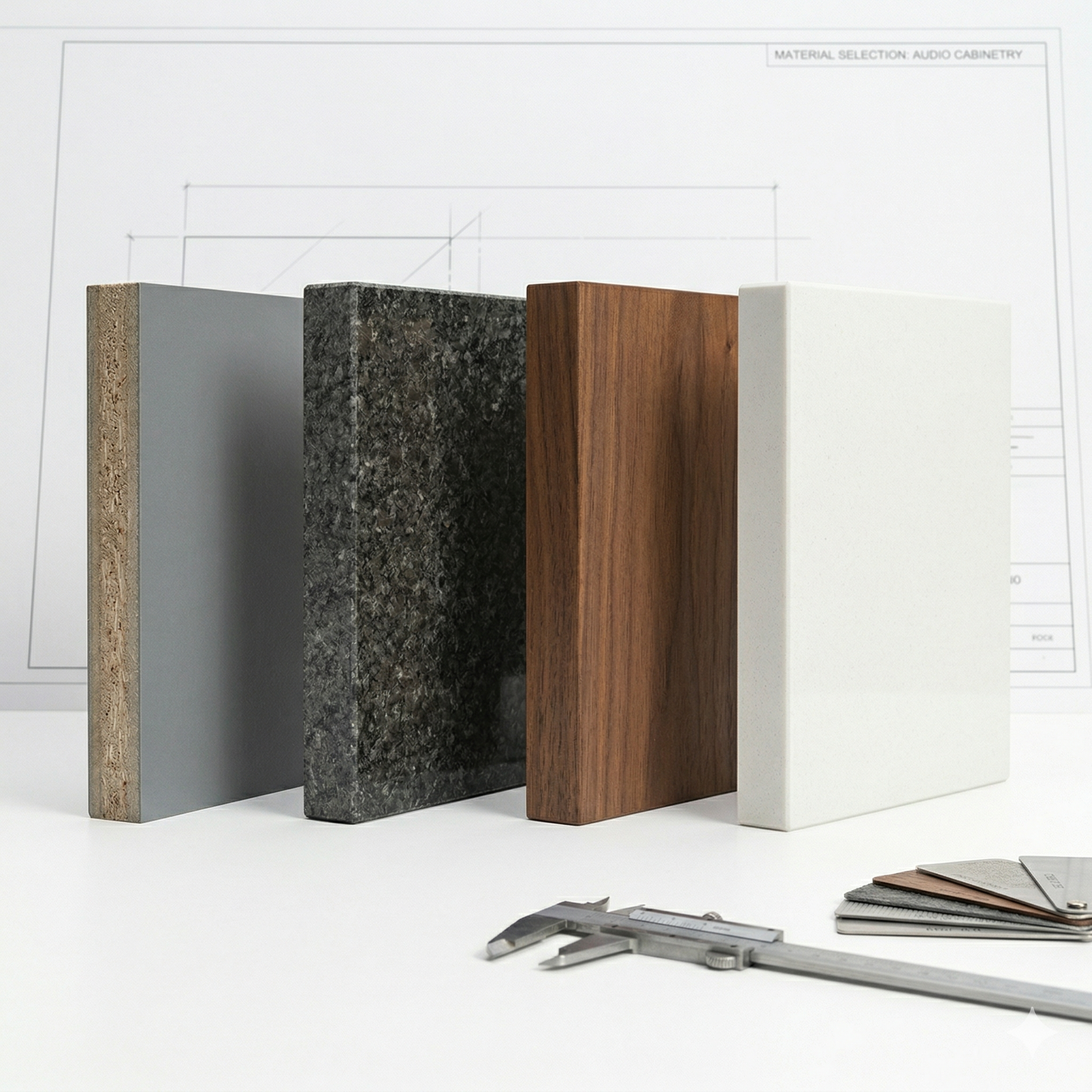 The physics of loudspeaker cabinets - material